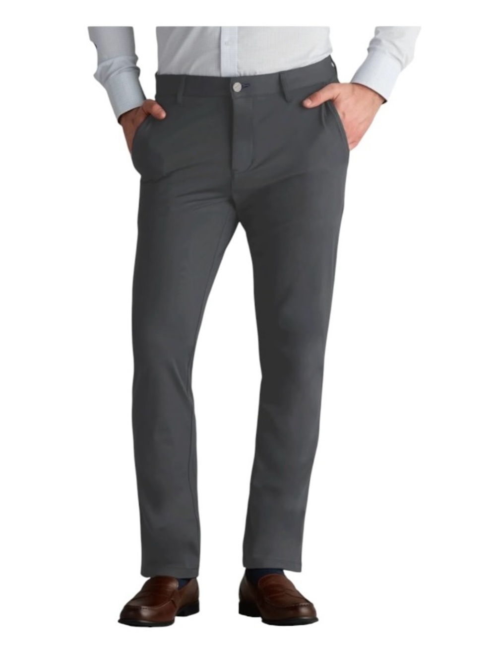 Twillory Technical Fabric Performance Pants Men's Size 38X30 Tailored Fit Gray